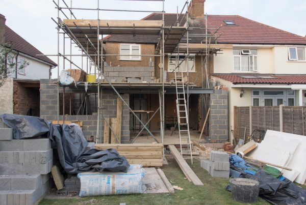 Sub floor preparation for an extension